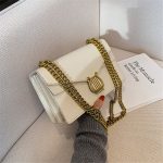 sac bandouliere avec chaine blanc