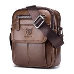 sac en bandouliere homme marron