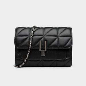 sac a main noir bandouliere