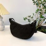 sac banane femme velours cotelé noir