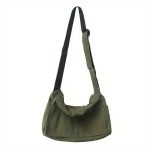 sac bandouliere tissu khaki