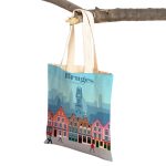 tote bag ville bruges