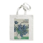 tote bag art peinture de fleurs
