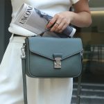 petit sac a main cuir fendu vert