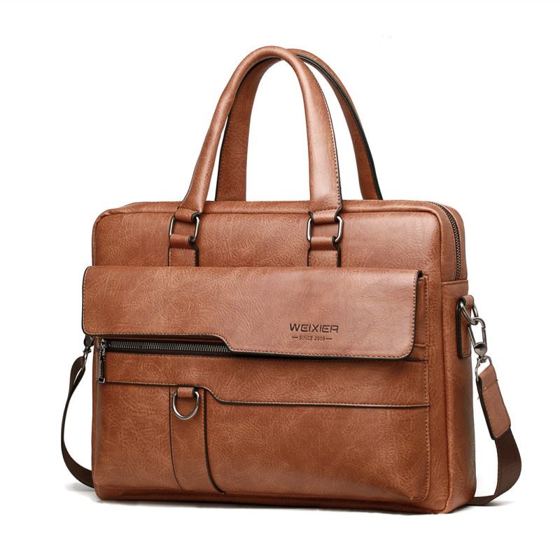 sac a main homme cuir couleur camel