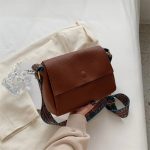 sac bandouliere large marron
