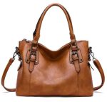 sac de cours lycée bandoulière marron