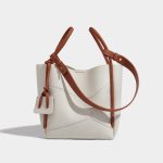 sac a main luxe pas cher blanc et marron