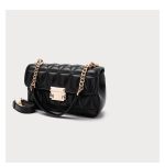 sac bandouliere femme matelassé noir