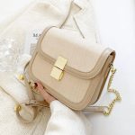 sac bandouliere toile et cuir beige