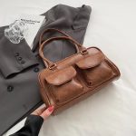 petit sac a main multipoches camel