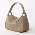 sac bandouliere cuir gris