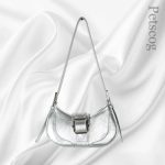 petit sac a main femme argenté