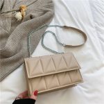sac bandouliere en chaine beige