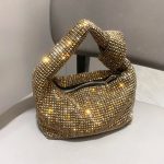 petit sac soirée strass doré