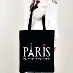 tote bag paris amour