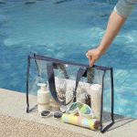 sac de plage transparent en pvc