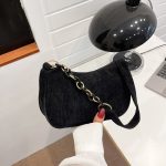 sac en velours cotelé noir
