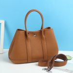 sac cabas en cuir marron