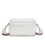 sac bandouliere large sangle blanc
