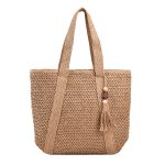 sac de plage femme chic marron