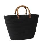 panier de plage tendance noir