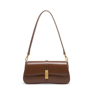 sac cuir bandouliere marron clair