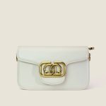 sac bandoulière femme moderne cuir blanc