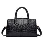 sac bandouliere femme effet croco