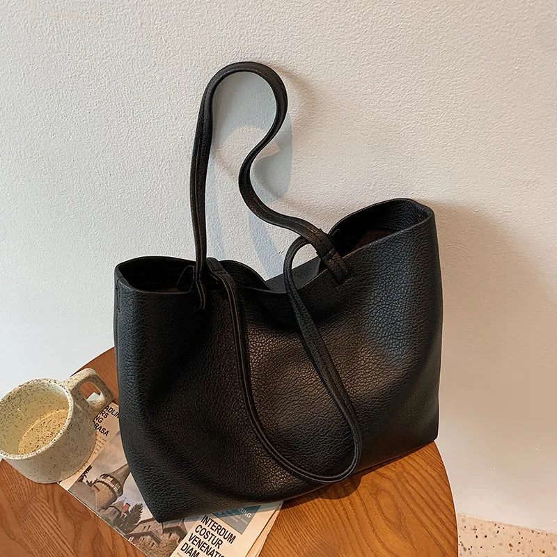 Grand Sac De Cours Lycée Dixina En Similicuir - Élégant, Spacieux Et Pratique Pour Le Quotidien