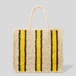 sac cabas de plage en paille