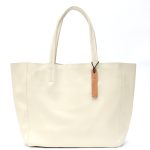 grand sac a main cuir blanc