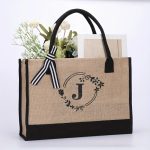 sac cabas de plage personnalisé  j