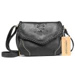 sac a main cuir boheme noir