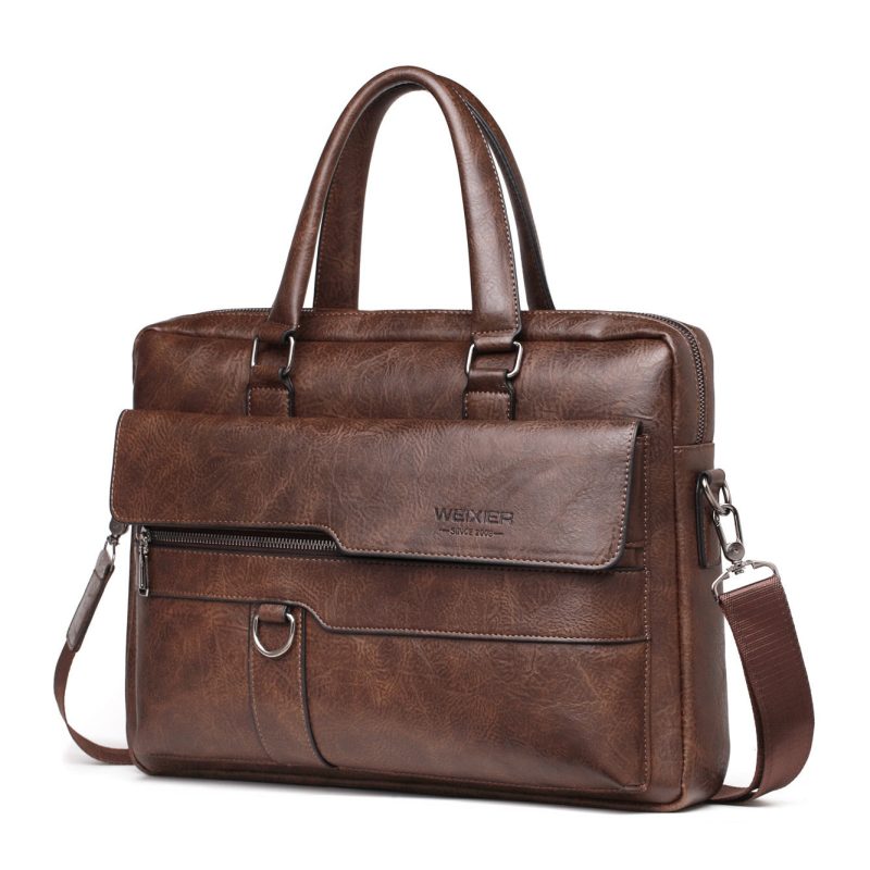 Mallette pour homme marron foncé