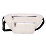 sac banane moumoute femme blanc
