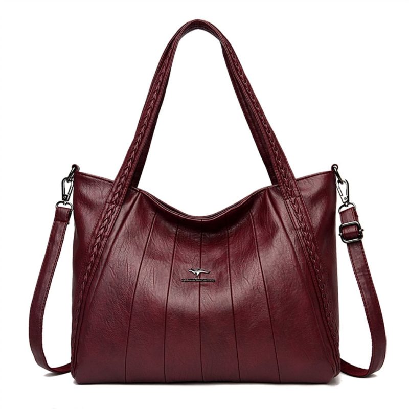 sac a main bordeaux cuir