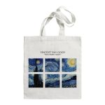 tote bag art peinture de la nuit abstrait