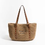sac de plage de luxe marron