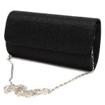 sac bandouliere paillettes noir soiree