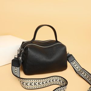 sac bandouliere souple noir