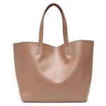grand sac a main cuir de vache nude