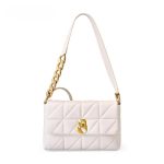 sac matelasse cuir italien blanc